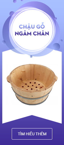 CHẬU GỖ NGÂM CHÂN