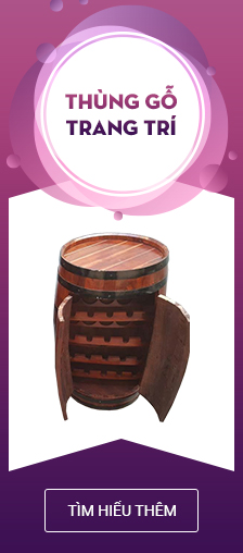 THÙNG GỖ TRANG TRÍ