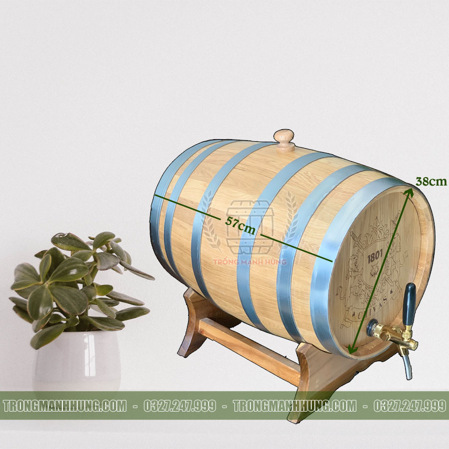 THÙNG GỖ NHẬP KHẨU 50L TIÊU CHUẨN CHÂU ÂU