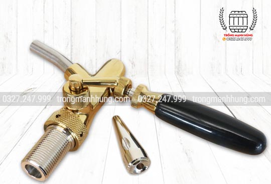 VÒI CHIẾT RƯỢU CAO CẤP MẠ ĐỒNG CROM