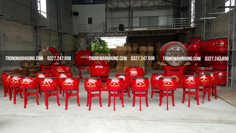 DÀN TRỐNG HỘI LÀNG 10 QUẢ