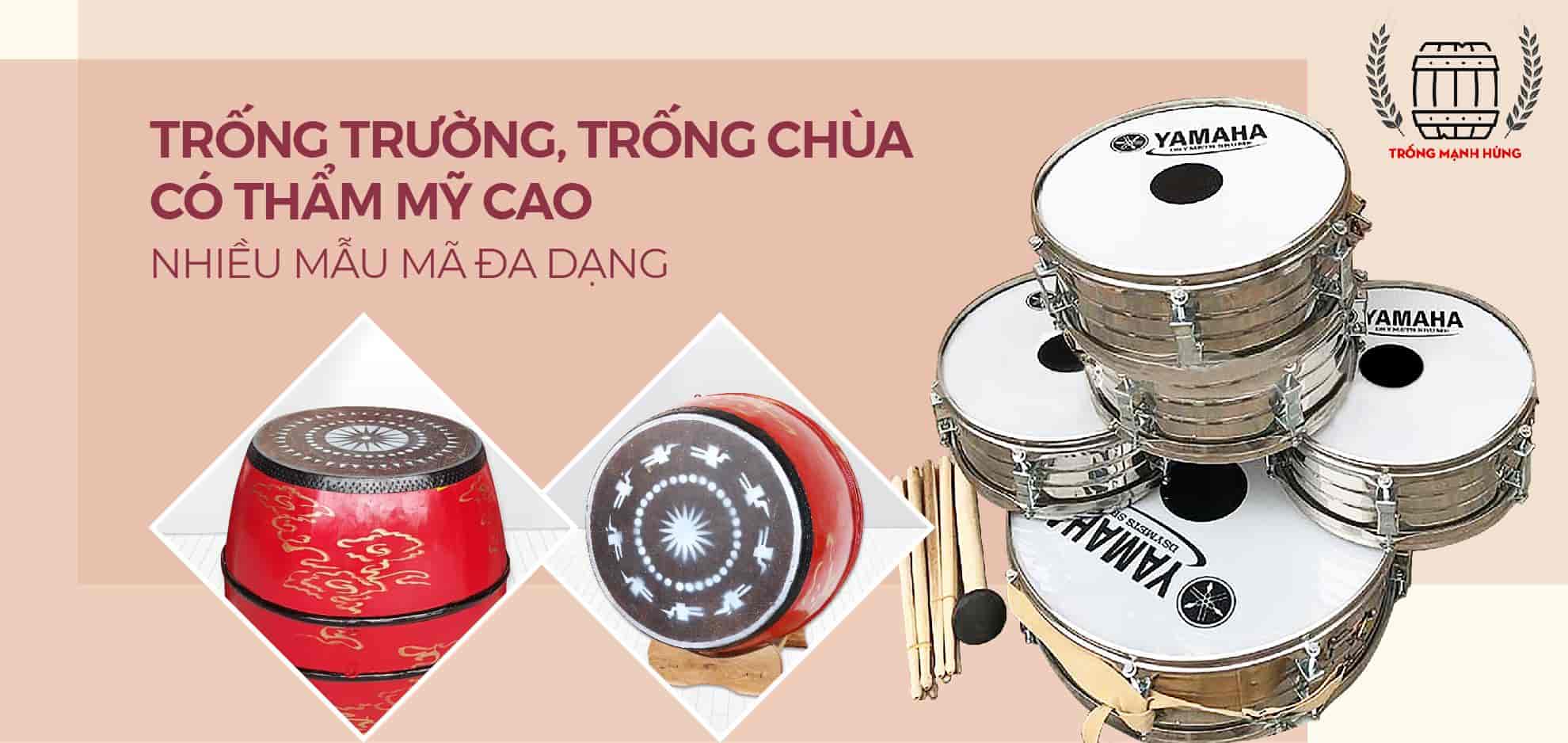 trống trường banner