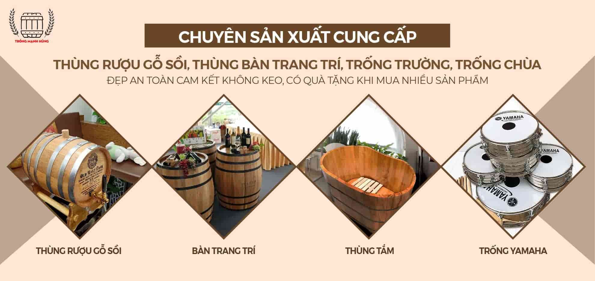 banner trống mạnh hùng