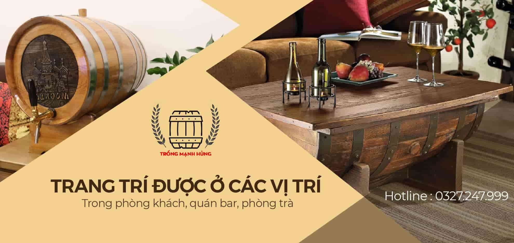 thùng gỗ sồi banner